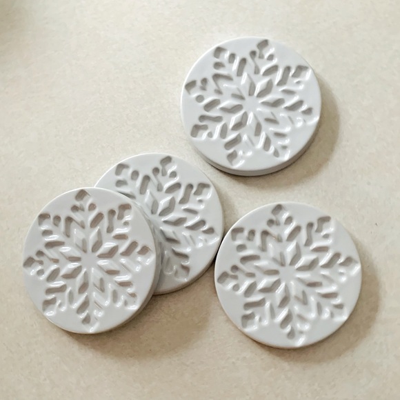 Snowflake Coaster Set - Picture 1 of 5